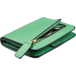 Womens Rfid Blocking Small Compact Bifold Luxury Genuine Leather Pocket Wallet